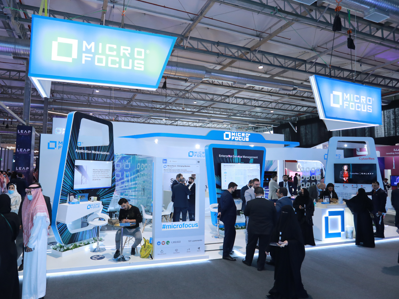 Micro Focus – Booth at LEAP22​